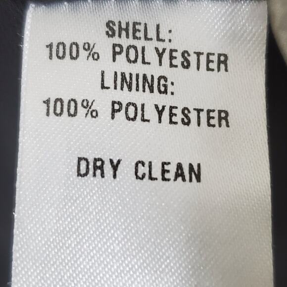 Ann Taylor Loft Women's Black Wrap Pleated Cap Sleeve Mini Sheath Dress Size 10 - Picture 7 of 7